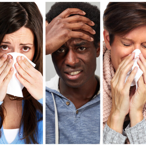 multiple people showing flue symptoms